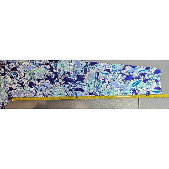 Lilly Pulitzer Womens XXS Paulina Floral‎ Jumpsuit Royal Purple Koalatications - Picture 11 of 13